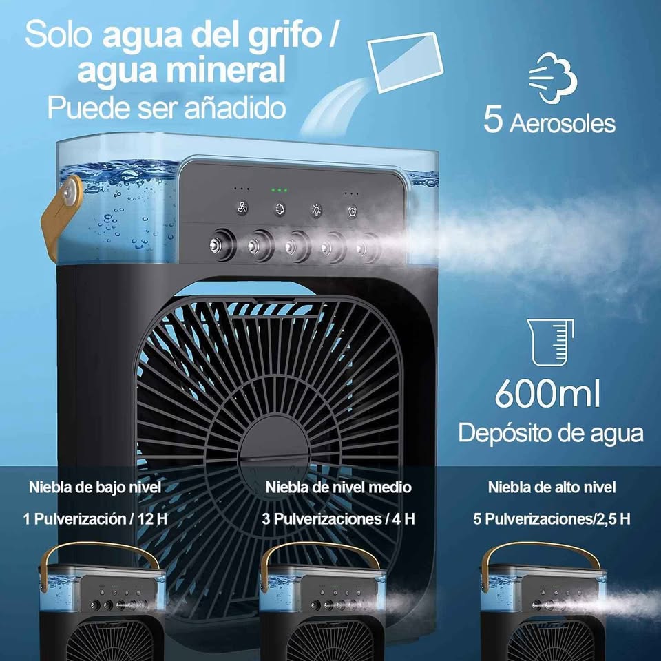 AIR COOLER 3 EN 1 | VENTILADOR PORTÁTIL